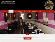 Tablet Screenshot of lemar-restaurant.de